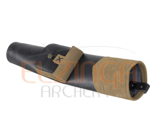 White Feather Back Quiver Earthquake Brown
