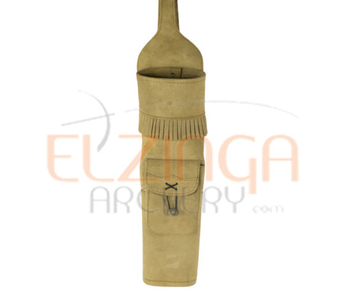 White Feather Back Quiver Water Brown