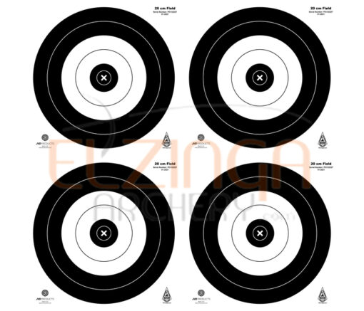 JVD Products Target Faces IFAA Field 4 x 20 cm