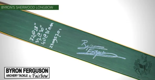 DE BYRON FERGUSON SHERWOOD LONGBOW VAN FAIRBOW - Afbeelding 5