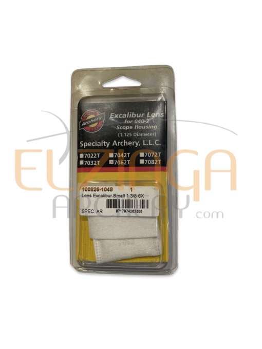 Specialty archery lens 1 3/8 6x power