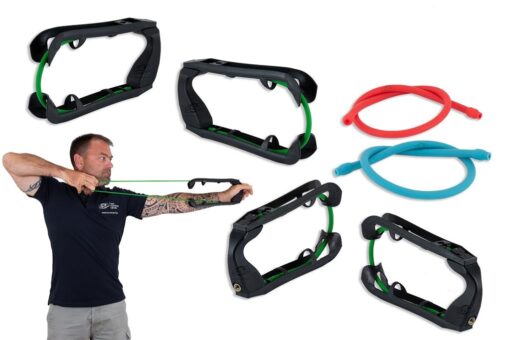 PEDAGO WARM UP TOOLS GRIP TRAINER WITH 3 ELASTIC STRENGTHS / SOFT-MED-HARD