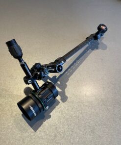 Alternative view of Axcel sight achieve RH Zwart 9 inch bar compound inclusief 2 shrewd scopes