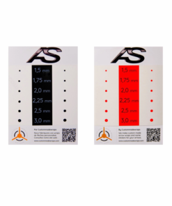 Arc Systeme Aiming Dots 2-Sided Sheet by Socx Black/Orange